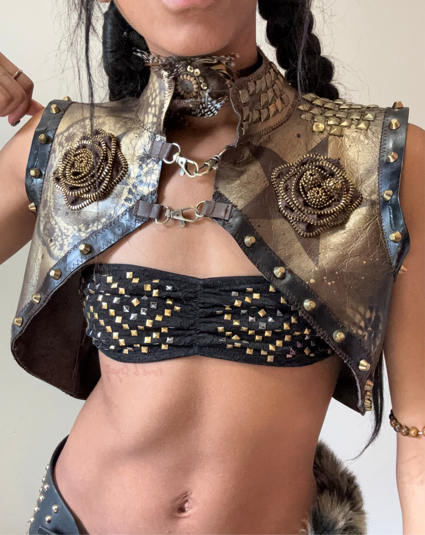 LeatherWeather Bolero Vest