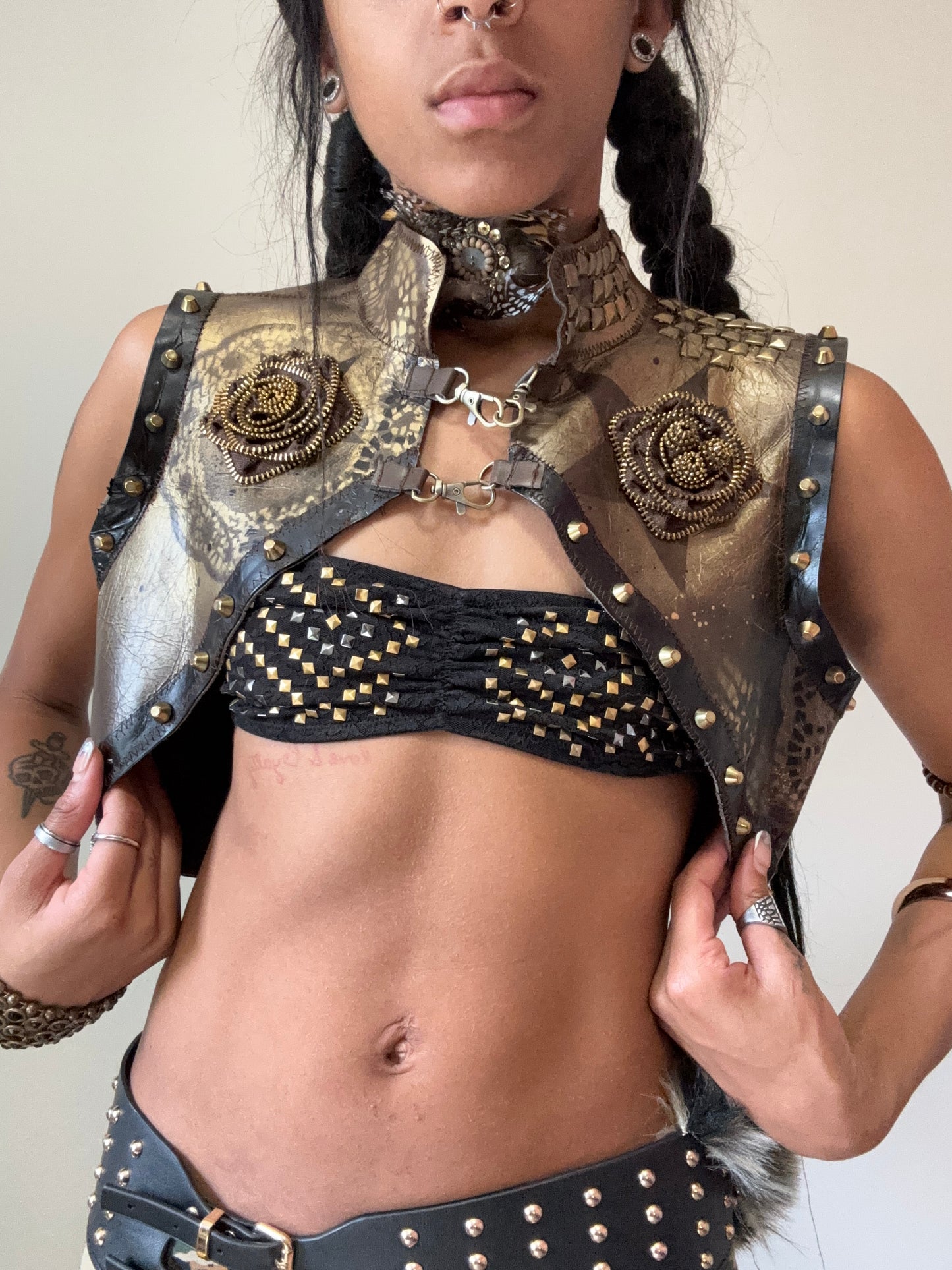 LeatherWeather Bolero Vest
