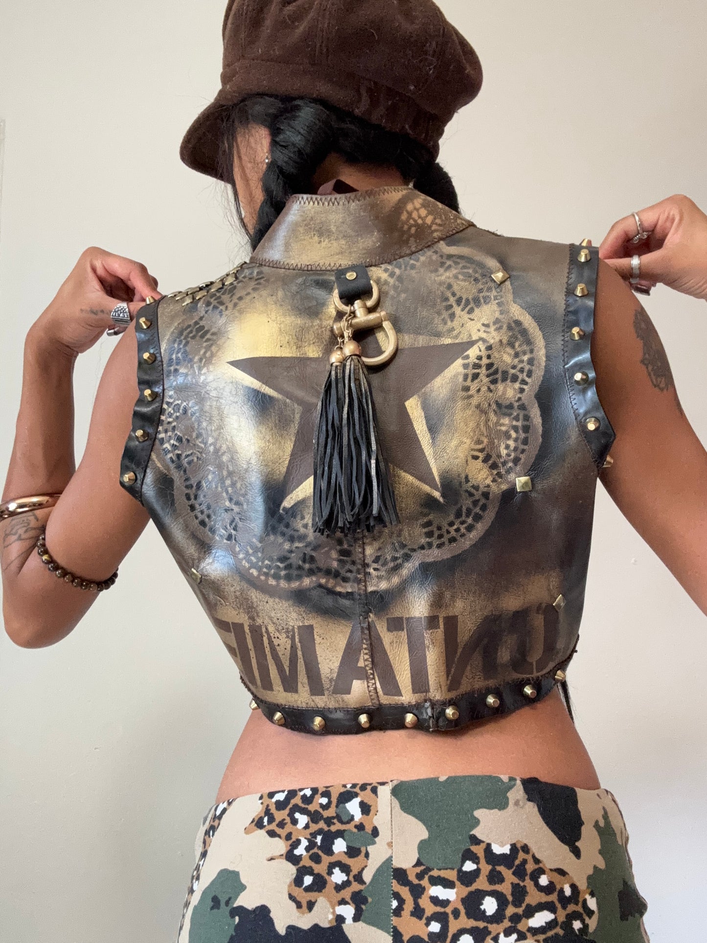 LeatherWeather Bolero Vest