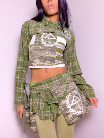 Plaid Trees set