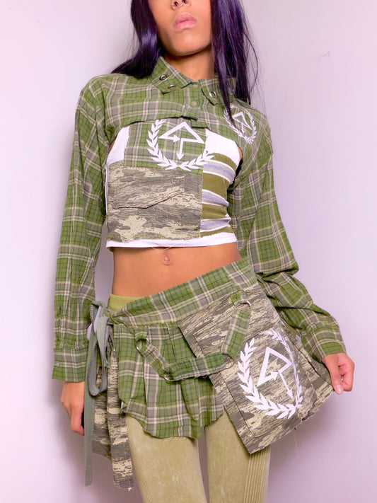 Plaid Trees set