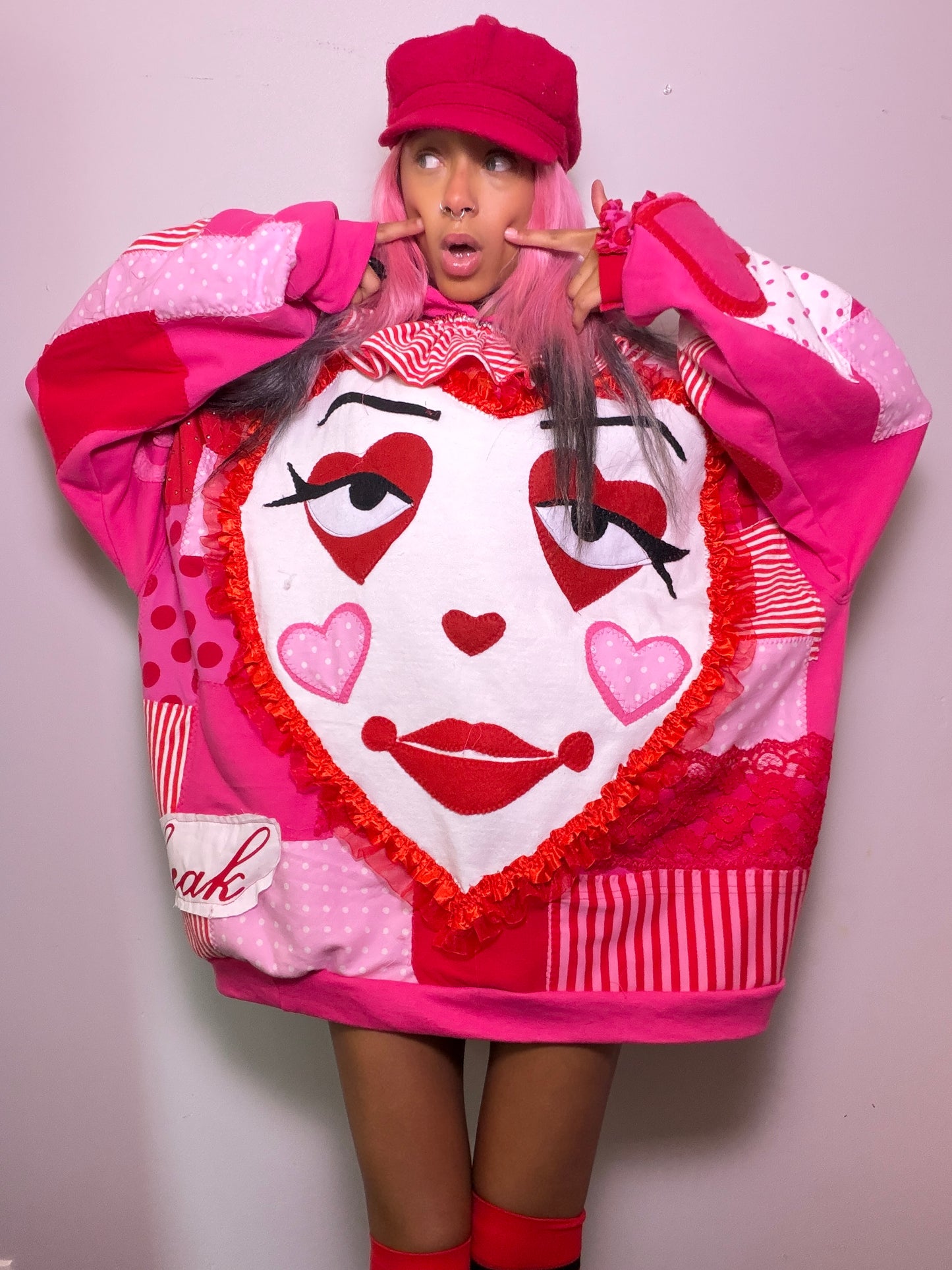 Pink Clown Hoodie