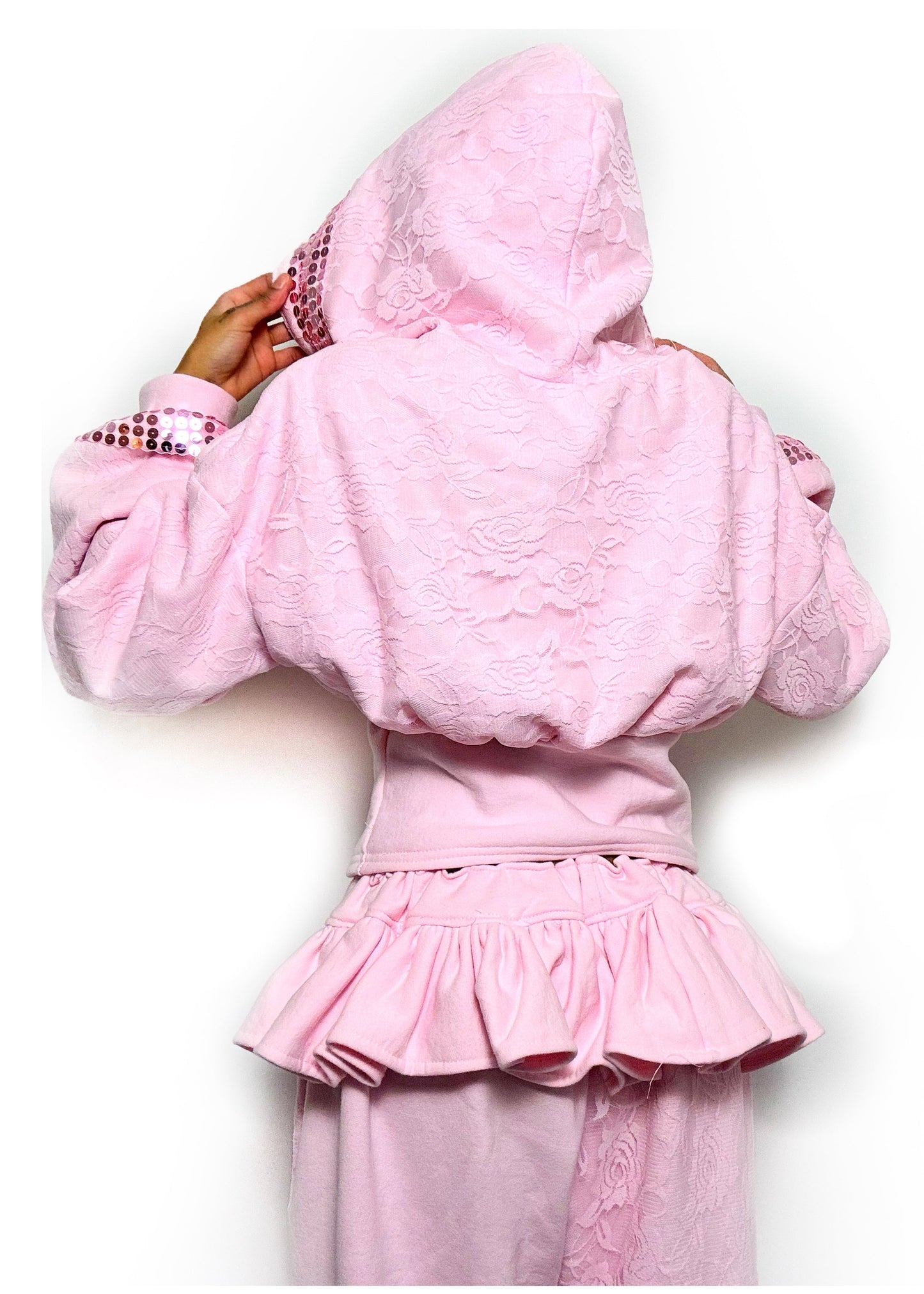 Lace Corset Disko Hoodie