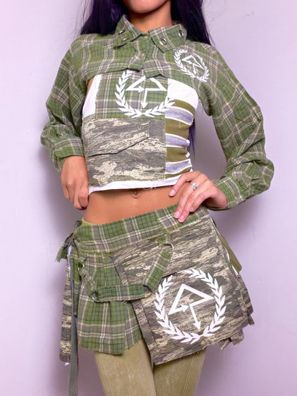 Plaid Trees set