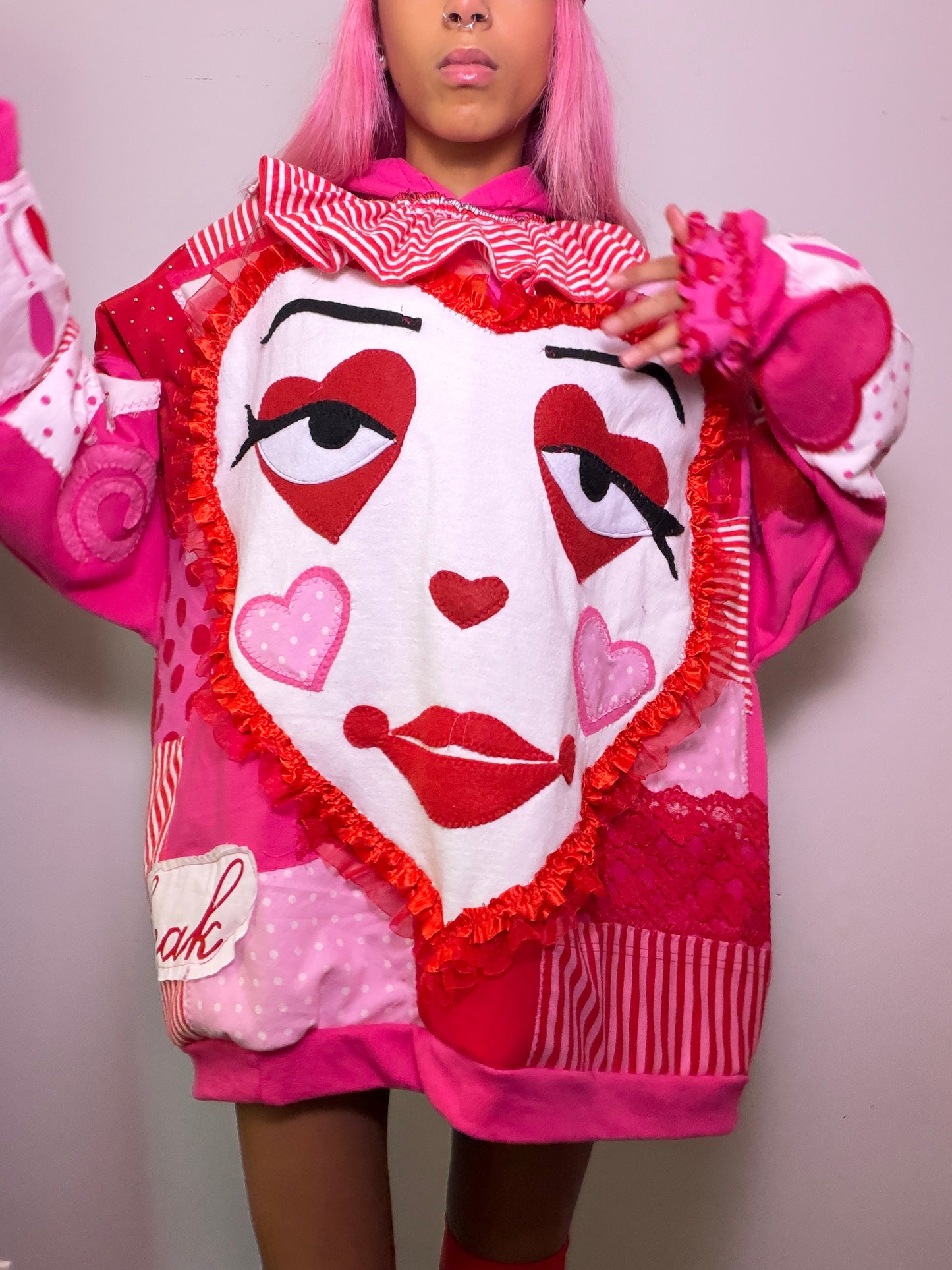 Pink Clown Hoodie