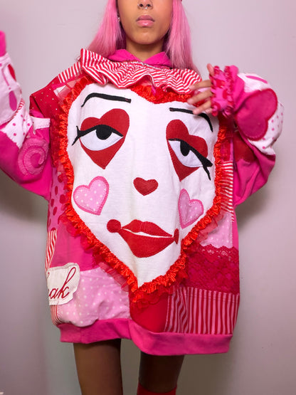 Pink Clown Hoodie
