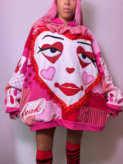 Pink Clown Hoodie