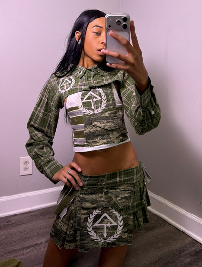 Plaid Trees set
