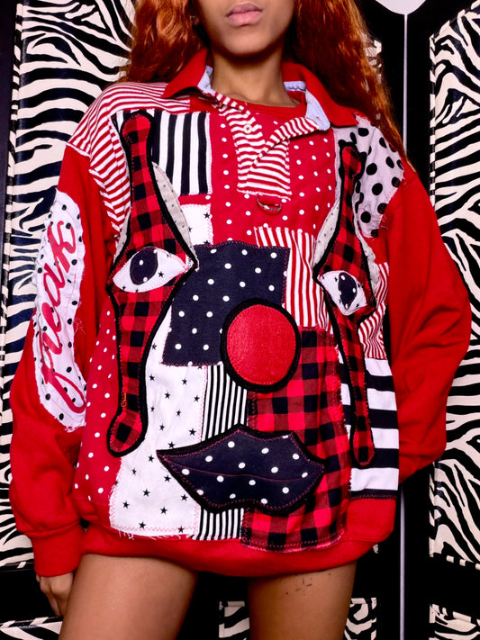 Clown girl sweater