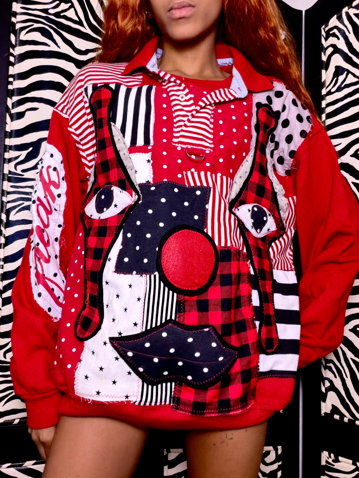 Clown girl sweater